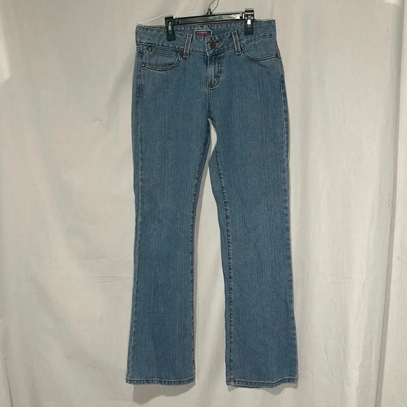 women's Wrangler premium patch light wash jeans size 6 - Picture 1 of 4